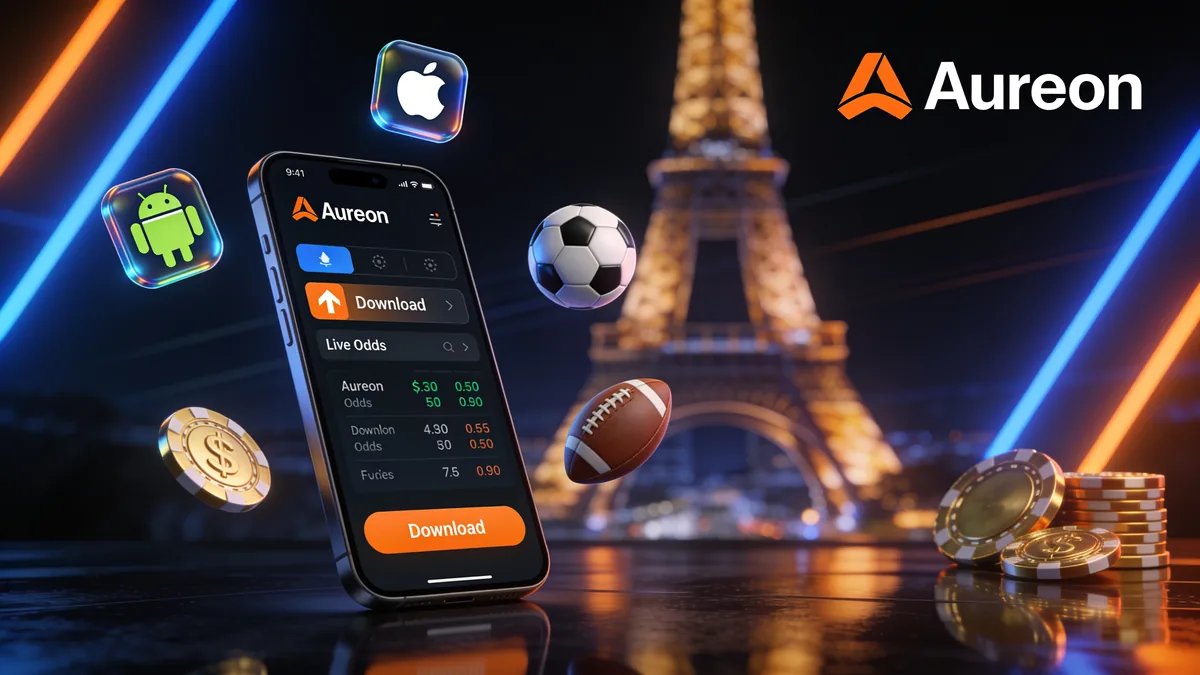 Application mobile Aureon pour les joueurs en France